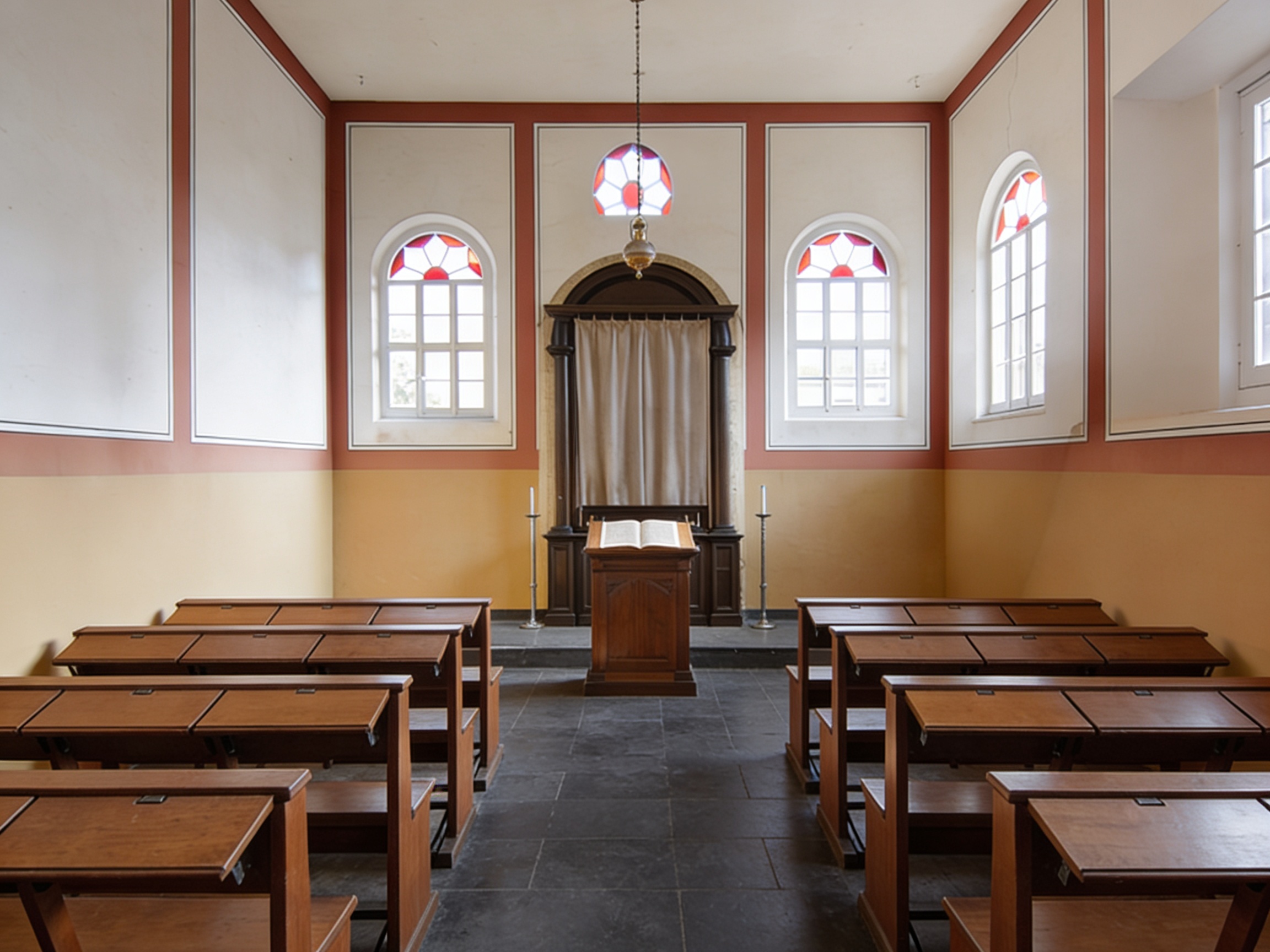 Visueller Vorschlag für Belu-Simion Fainarus Synagogenprojekt